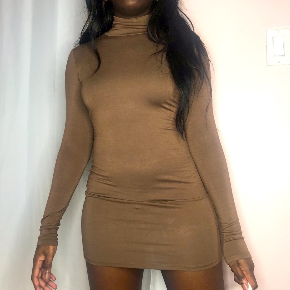 Mockneck Bodycon Dress